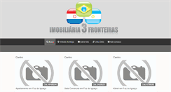Desktop Screenshot of imobiliaria3fronteiras.com.br